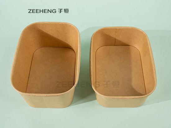 rectangular paper bowl