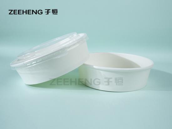 White Paper Salad Bowl