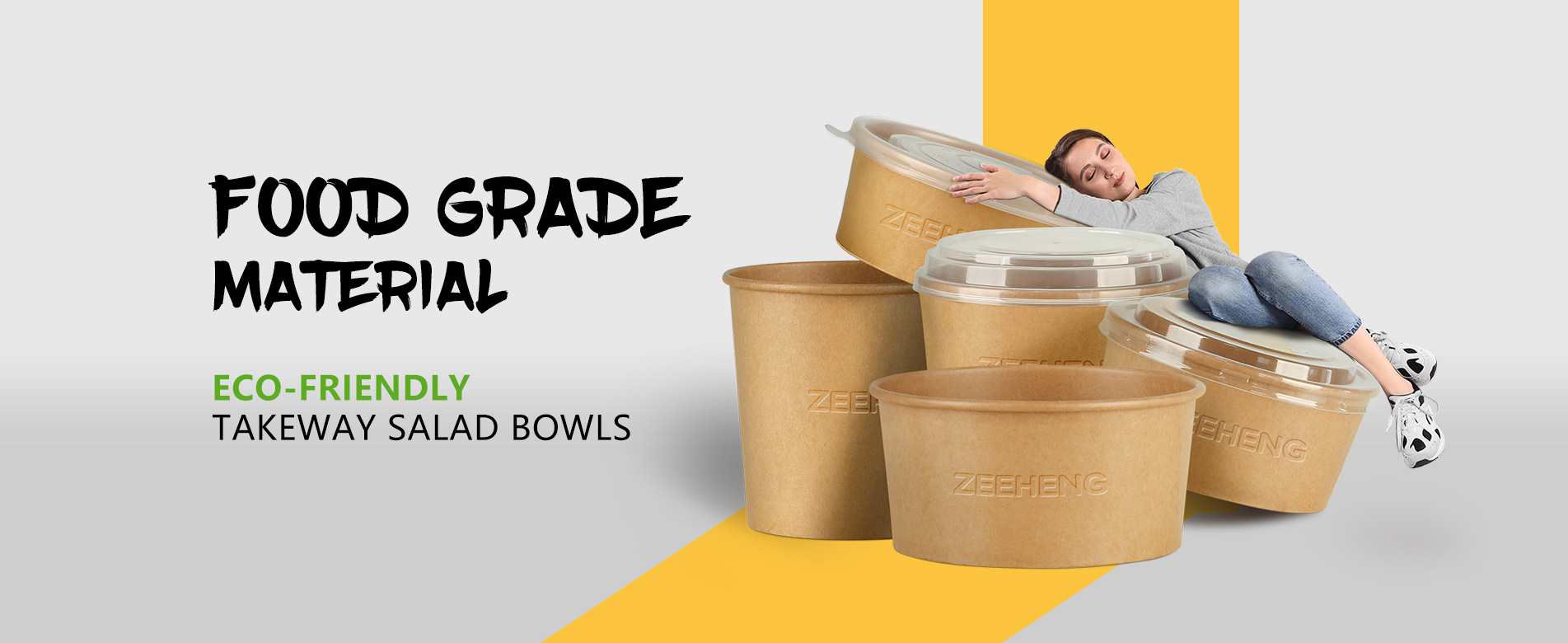 ECO friendly Takeaway Paper Bowl