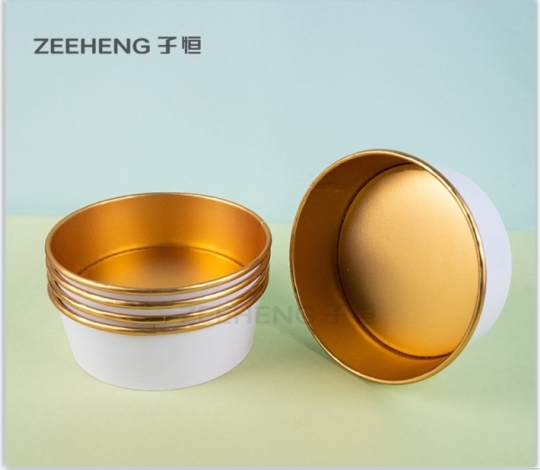 Multi Size Gold Foil Paper Bowls