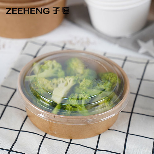 ZEEHENG Food Grade Paper Bowl, Suitable For All Kinds of Food 