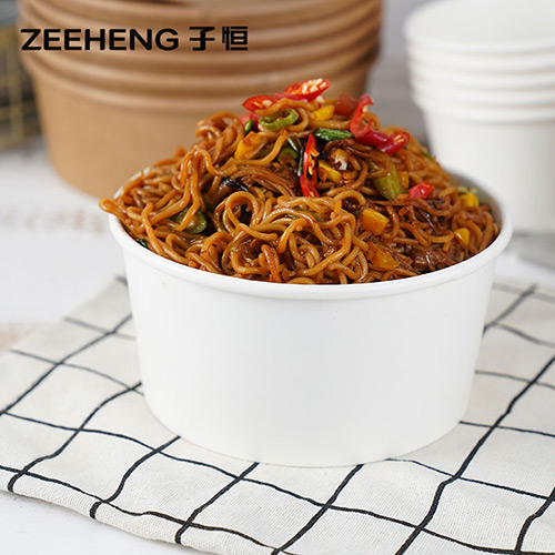 ZEEHENG Hot Selling Snack Salad Takeaway Paper Bowl