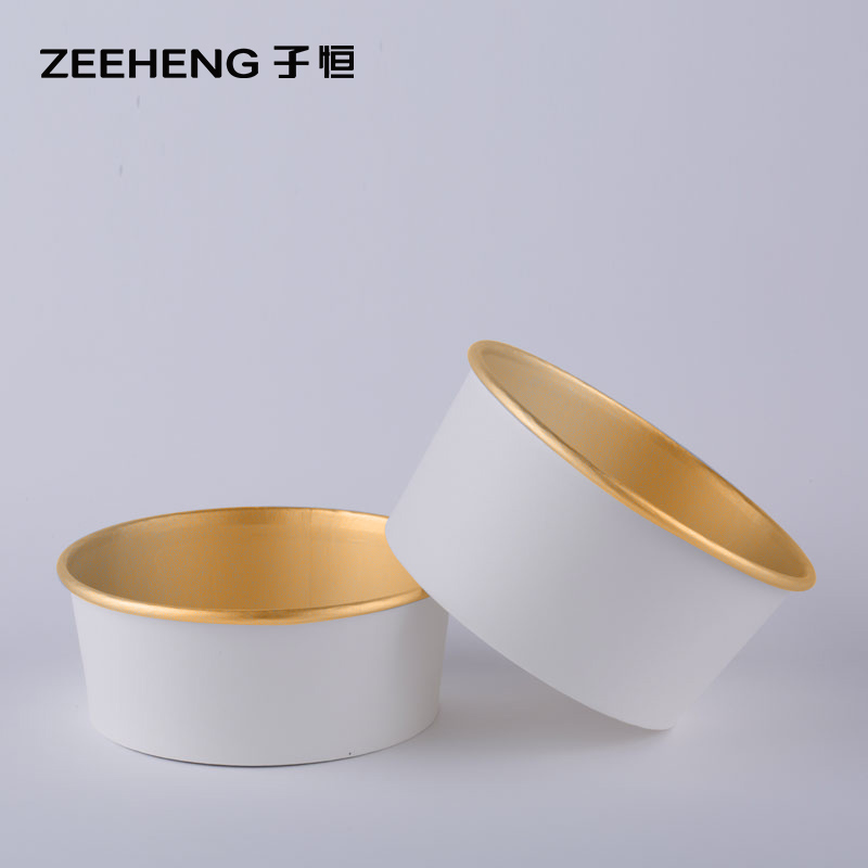 New Gold Foil Paper Bowl