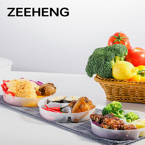 ZEEHENG Paper Bowl With Divider,  Suitable for All Kinds of Food